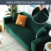 Velvet Sofa Cover Warm Soft Couch Slipcover Elastic L-Shaped Furniture Protective Covers For Living Room Corner Stretchable