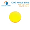 ZnSe Focus Lens USA CVD Lens Dia.12/15/18/20 FL25.4/38.1/50.8/63.5/76.2/101.6/127/160mm for CO2 Laser Engraving Cutting Machine