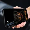 Pet Dog Pitbull Téléphone pour OPPO A54 A53 A52 A9 2020 A15 A95 A16 A76 A74 A12 Find X5 Reno7 SE Reno6 Pro plus 5G Black Cover Black