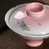 TeAware Setleri saf el çizim sadece iki kapak çay fincanı tek çay seti üst düzey jingdezhen orkide demleme kase master fincan