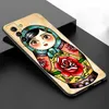 Dolls russos Matryoshka capa para Samsung Galaxy S21 S20 FE S22 Ultra S10 Lite S9 S8 Plus S7 Edge S10e Cover preto macio