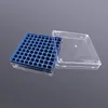 Caja de Congelador de Laboratorio、Estante de Tubo、Color Azul、81-Well、Polipropileno、PCR、Puede Acomodar Crioviales de 2ml o Menos