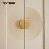 Vertical Lines Brass Semicircular Cabinet Door Knob Handle Desk Drawer Pulls Modern Knobs Furniture Hardware Kitchen Accessories