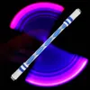 LED Luminous rotierende Stift ohne Nachfüllungen Professionelles Anti-Fall-Gaming-Spinningstift-Kugelstiftstift-Flash-Stick-Tasche Penlight Torch