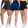 Lu Align Sport Shorts 3 Pack Effortless Seamless Women High Waist Yoga Butt Lifting Workout Fiess Running GYM Oneractive Shorts Workout Ru