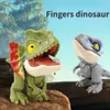 OozDec 10 Pcs Finger Dinosaur Tricky Tyrannosaurus Model Biting Hand Jurassic Dino Toy for Children Animal Movable Joints T-Rex