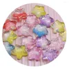 Fiori decorativi 50/20 pezzi in resina stella piatta stella lollipop cabochon