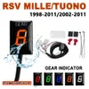 Indicador de exibição de engrenagem para Aprilia RSV Mille 1998-2011 RS / Mille Tuono 2002-2011 Acessórios para motocicletas LED 1-6 Visor de velocidade