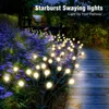 4/2/1PCS Solar Garden Light LED kołysanie Firework Firefly Lights Light