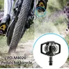 Racework MTB PD M8020 Pedal Mountain Bike Pedal Clip con tacchetti automatici Bicycle Footrest Cuscinetti a paletta in alluminio Parti di pedale