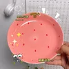 8 -дюймовая керамическая клубничная тарелка