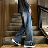 Jeans masculin jeans vintage pantalon de denim à rayures masculin s-3xl adolescents lavés streetwear streetwear beau Vaqueros hétéro américain en détresse l49