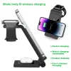 Chargers 30W Wireless Charger 3 in 1 For iPhone 14 13 12 11 Pro MAX XR X Foldable Charging Dock Station For Apple Watch 8 7 Airpods Pro 2