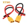 Cabos de conexão com fio de energia UAV XT90 XT60 plugue feminino masculino com 10AWG 12AWG 20/30/50cm Silicone Flexible Cord for Electric Car