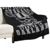 Vad som händer i Vegas startade i Oakland Football Raider T-shirt Throw Filt Kid's Filt Luxury Brand Filt