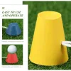 16 PCs Gummibugelsitz Outdoor Golfzubehör Golfsüben Sie kreativ geformte T -Shirts Indoor Winter Stand Hengte