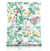 Papéis de parede Luxunhão vermelho amarelo de floresta papel de parede 3d pastoral chinês papéis de parede de pássaros florais roll roll bedroom home decoração