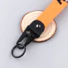 Orange Color Lanyard Tags Spielschlüssel Ring Armband Keychain Schlüsselanhänger Anhänger Schlüsselhalter Auto Motorrad -Schlüsselbundzubehör