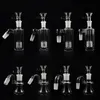 Matrix PERC 14mm 18mm Terp Tube Glass Catcher de cinzas com tigelas de vidro 45 90 graus Catcher de ashcatcher Catcher pneu Percolator