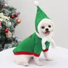 Abbigliamento per cani abiti natalizi per cuccioli di cuccioli Accessori per cani da cucciolo compagno di costume alla moda in pelliccia di abbigliamento in pelliccia chihuahua Yorkshire