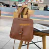 Halzan handtassen lederen crossbody tassen 2024 Nieuwe klassieke vintage lychee patroon hoofdlaag koehide cowhide handheld schoudertas met echte lederen cros hebben logo hbwf