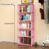 Librairies de 1pc 5 couches, librairies de rangement de rangement combinées dans le salon de la chambre, supports d'affichage, peut placer des livres, des poupées, des figures et des vêtements,