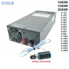 CHUX 2000W 1500W 1000W Adjustable Switching Power Supply 220VAC To DC 12V 24V 27V 36V 48V 72V 100V 150V 110V 200V 300V SMPS