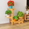 Balconn de fleurs en bois massif Balcony