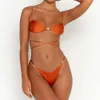 Bikini snel drogen nylon zwempak vrouwen split body backless sexy riem strakke passen