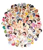 100pcslot Sexy Anime Girls Sticker