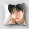 Lee Minho Seo Changbin Seungmin Kpop Band Aire-oreiller Satin Tissure d'oreiller décoratif couvercle d'oreiller décoratif 0414