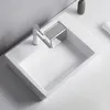 Lavelli da bagno rettangolare Ceramica creativa Bacino da banco per la casa Basino Basino Nordico Basino Washbasin