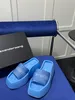 Designer Luxury Sandals tofflor Womens Rhinestone kardborrband Soft GAI-plattform Storlek 35-42 10 cm Party Formal Office
