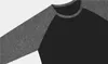 Men's T-Shirts New Fashion Three Quarter Sleeve T shirt Men Autumn Spring Cotton Patchwork Silm Fit Gym Clothing Fitness T-shirt Sports TshirtL2404