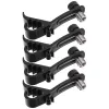 4 pcs cotons tambour kic kit microphone Fixation Clip Clips en plastique Clips de jante Mics Blamp Stand de sécurisation