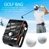 Sac à poche de golf Véritine en cuir en cuir sac de golf sac sac de golf pour hommes et femmes adaptés à transporter pratique pour s'accrocher