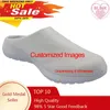 Sandals Fashion Men's Mesh Light Weight Man Slippétes de plage respirant Slip-On Flats Chaussures personnalisées Drop