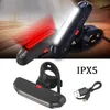 Bicycle Light MTB Waillight LED LED USB Ricarica di carico Bike Light Rain Rain Mountain Bike Bike Flashlight Equipment Attrezzatura