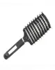 Femmes Hair Saldp Massage peigne Bristle Nylon Hair Brush Wet Curly Détangler Brosse de cheveux pour les outils de coiffure de coiffure Salon1610009