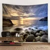 Forest Tapstries Tapestry Beach Wall Landscape suspendu Picnic Picnic Carpet Tente de camping Mat de couchage à la maison décor couvre-draps couvre-plaque R0411