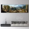 Histoire romaine Le triomphe du consul Aemilius Paulus Affiche Print toile peinture de peinture mur