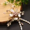 GLSEEVO Baroque White And Pink Pearl Big Brooch Pin For Women Girl Beautiful Luxury Party Gift Original Handmade Design GO0350 240401