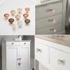 Boutons d'armoire de cuisine en bronze rouge Pretro