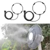 Sistema di nebbia da 18/20 pollici Freve di raffreddamento del giardino portatile giardino sprayler moving kit antisciplina ugelli da ventola kit spruzzatore di nebbia d'acqua