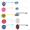 Coppe usa e getta cannucce da 10 pezzi PVC Copertura Top Hat Suggerimenti riutilizzabili Copri Cappelli topper Evil Eye