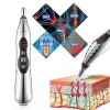 Oplaadbare elektrische acupunctuurpen krachtige multifunctionele laser -accupunctuur Meridian Energy Pen Contact gelpunt Massager