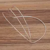 Smooth Metal Headbands Women Hair DIY Craft Blank Thin Steel Wire Frame Hairband Headbands Christmas Gift Golden Silver Dropship