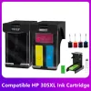 305XL Substituição do cartucho de tinta reabastecida para HP 305 XL para HP305 Deskjet 2710 2720 4110 4120 4130 Envia 6010 6020 6030 6420