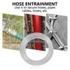 Decorative Plates 304 Stainless Steel Clamp Hose Strap With Fasteners Adjustable DIY Pipe Ducting 11.5 Feet