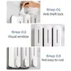 Liquid Soap Dispenser Bathroom Shower Shampoo Wall Mounted Gel Container Portable Dispensers Product